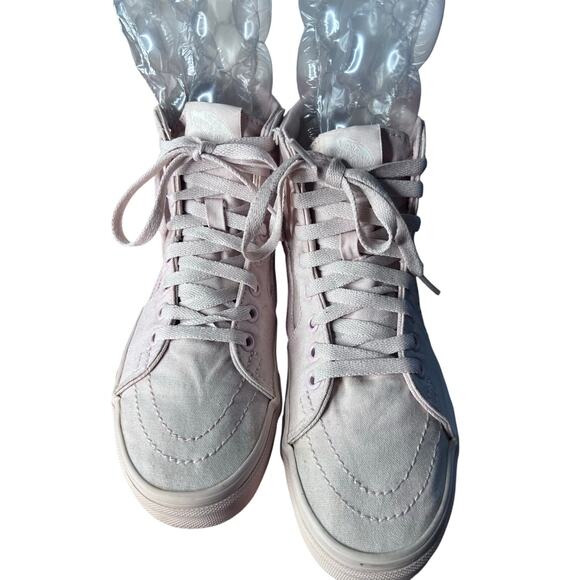 Vans Off the Wall Canvas Tennis Shoe Dusty Pink Women's 7 - Picture 7 of 13